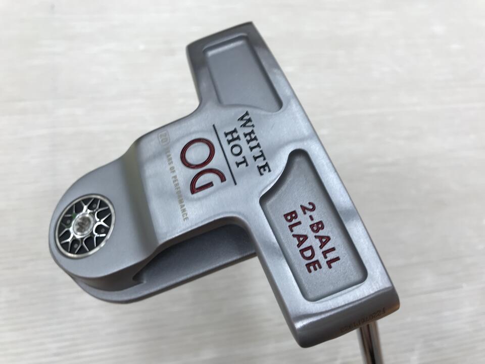 【中古】オデッセイ ホワイト ホット OG 2-BALL BLADE パター 33.0インチ ヘッドカバーあり STROKE LAB Cランク 右利き用 ODYSSEY ゴルフクラブ ゴルフドゥ ゴルフ用品 GOLF DO 中古ゴルフクラブ｜ゴルフ ドゥ 中古クラブ店