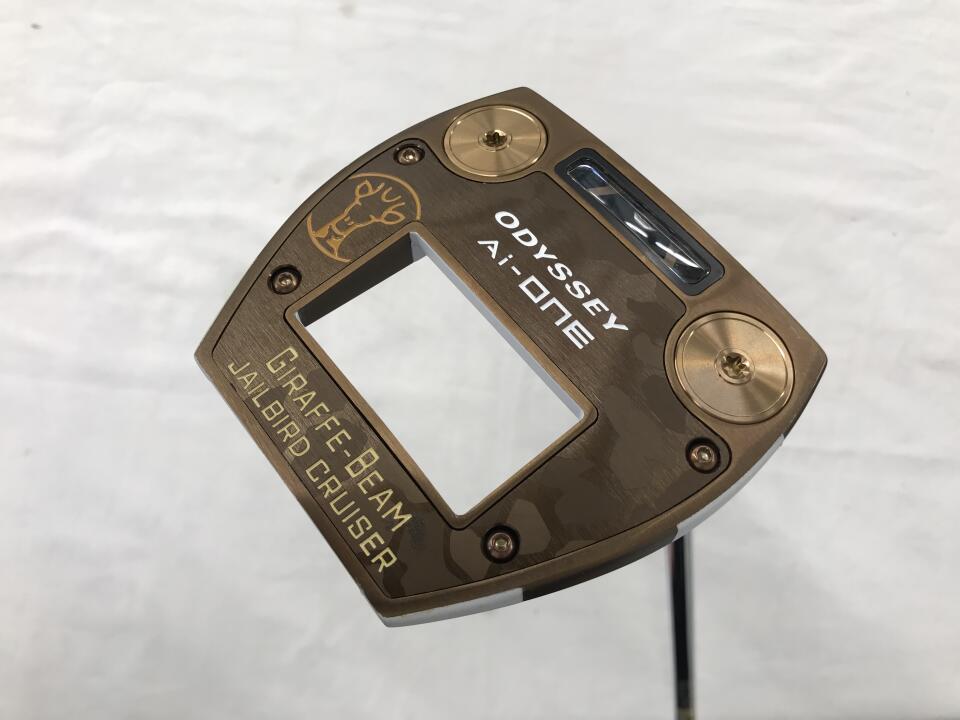 【中古】オデッセイ Ai-ONE GIRAFFE-BEAM JAILBIRD CRUISER パター 38.0インチ ヘッドカバーあり オリジナルスチール Bランク 右利き用 ODYSSEY ゴルフクラブ ゴルフドゥ ゴルフ用品 GOLF DO 中古ゴルフクラ｜ゴルフ ドゥ 中古クラブ店