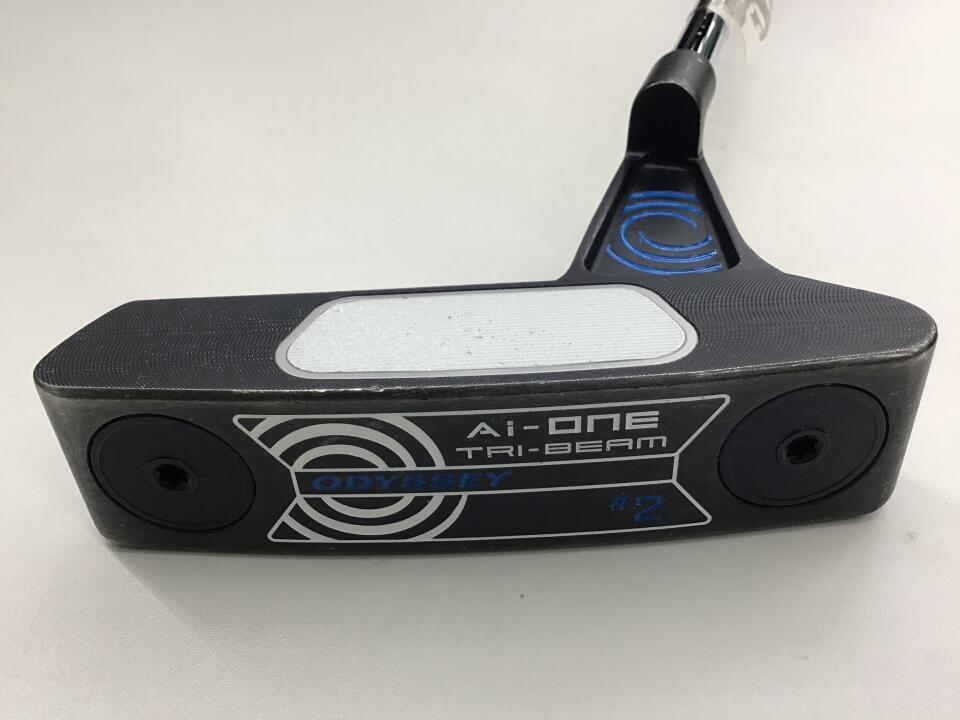 【中古】オデッセイ Ai-ONE TRI-BEAM #2 パター 34.0インチ ヘッドカバーあり オリジナルスチール Dランク 右利き用 ODYSSEY ゴルフクラブ ゴルフドゥ ゴルフ用品 GOLF DO 中古ゴルフクラブ|ゴルフ ドゥ 中古クラブ店