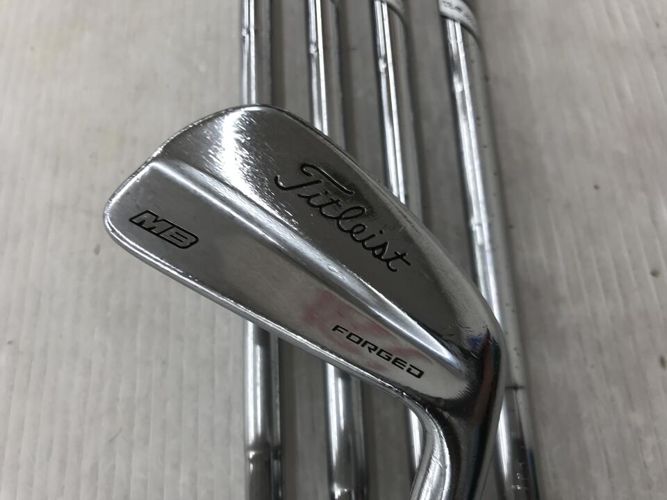 【中古】タイトリスト MB 718 アイアンセット 31&deg; S200フレックス 37.75インチ AMT TOUR WHITE Dランク 右利き用 Titleist ゴルフクラブ ゴルフドゥ ゴルフ用品 GOLF DO 中古ゴルフクラブ｜ゴルフ ドゥ 中古クラブ店