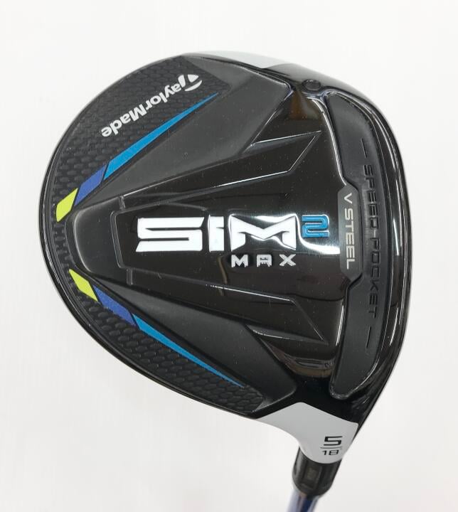 【中古】テーラーメイド SIM2 MAX フェアウェイウッド 5W 18&deg; Sフレックス 42.5インチ SPEEDER NX BLUE 50 リシャフト品 Bランク 右利き用 Taylormade ゴルフクラブ シム2マックス ゴルフドゥ ゴルフ用品 G｜ゴルフ ドゥ 中古クラブ店