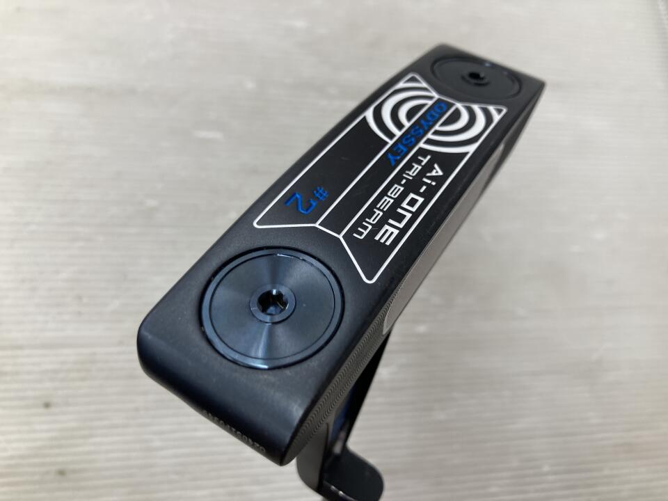 【中古】オデッセイ Ai-ONE TRI-BEAM #2 パター 34.0インチ ヘッドカバーあり オリジナルスチール Cランク 右利き用 ODYSSEY ゴルフクラブ ゴルフドゥ ゴルフ用品 GOLF DO 中古ゴルフクラブ|ゴルフ ドゥ 中古クラブ店