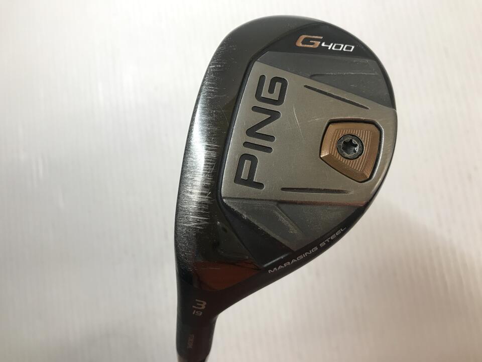 【中古】ピン G400 ユーティリティ 19&deg; Sフレックス 40.25インチ TOUR 173-85 Dランク 左利き用 PING ゴルフクラブ ゴルフドゥ ゴルフ用品 GOLF DO 中古ゴルフクラブ｜ゴルフ ドゥ 中古クラブ店