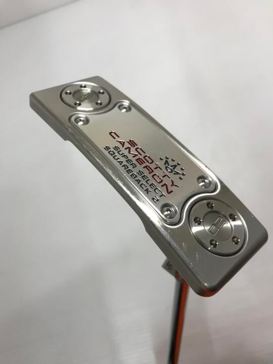 【中古】タイトリスト SC SUPER SELECT SQUAREBACK 2 パター 33.0インチ ヘッドカバーあり オリジナルスチール Cランク 右利き用 Titleist ゴルフクラブ スコッティキャメロン スーパーセレクト スクエ｜ゴルフ ドゥ 中古クラブ店