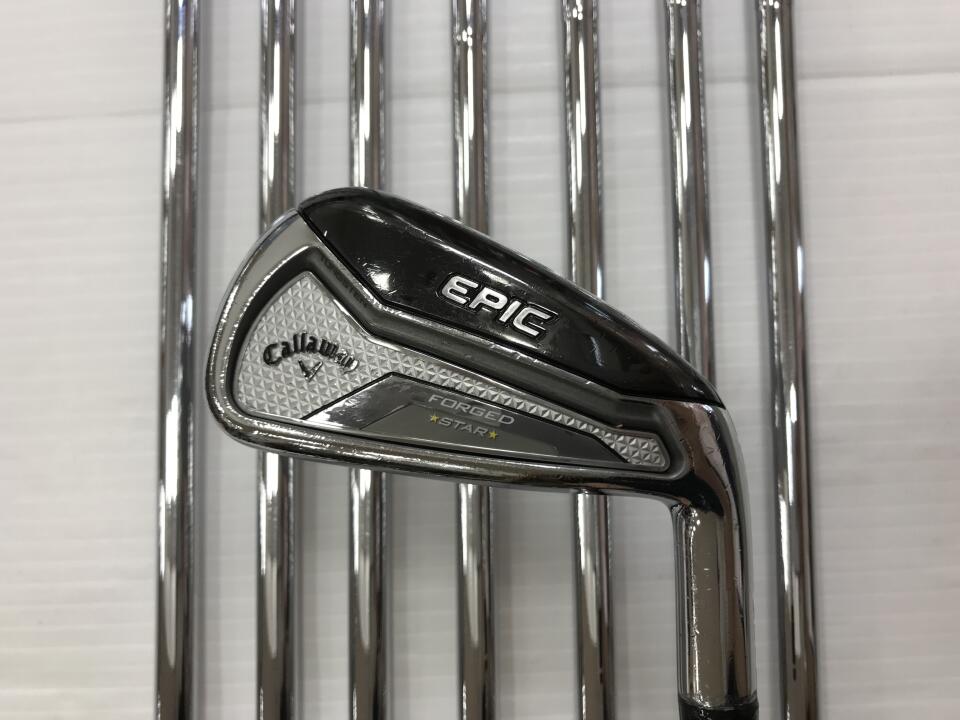 【中古】キャロウェイ EPIC FORGED STAR アイアンセット Sフレックス 38.25インチ NSプロ Zelos 7 Cランク 右利き用 Callaway ゴルフクラブ エピックフォージドスター ゴルフドゥ ゴルフ用品 GOLF DO 中古｜ゴルフ ドゥ 中古クラブ店