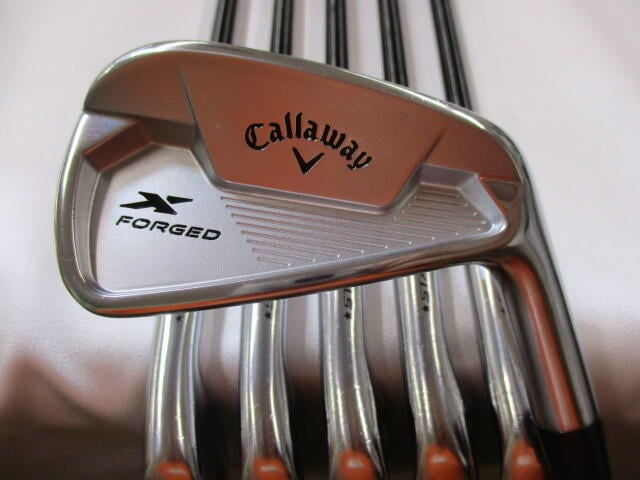 【中古】キャロウェイ X FORGED STAR 2021 アイアンセット 23&deg; Sフレックス 38.25インチ RAUNE ｉ75 リシャフト品 Cランク 右利き用 Callaway ゴルフクラブ エックスフォージドスター2021 ゴルフドゥ ゴル｜ゴルフ ドゥ 中古クラブ店