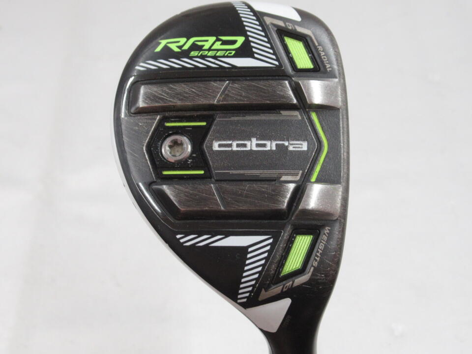 【中古】【訳あり】コブラ KING RADSPEED ユーティリティ 24&deg; S200フレックス 38.5インチ ヘッドカバーあり ﾀﾞｲﾅﾐｯｸｺﾞｰﾙﾄﾞ95サビ浮き有ります リシャフト品 Dランク 右利き用 COBRA ゴ｜ゴルフ ドゥ 中古クラブ店