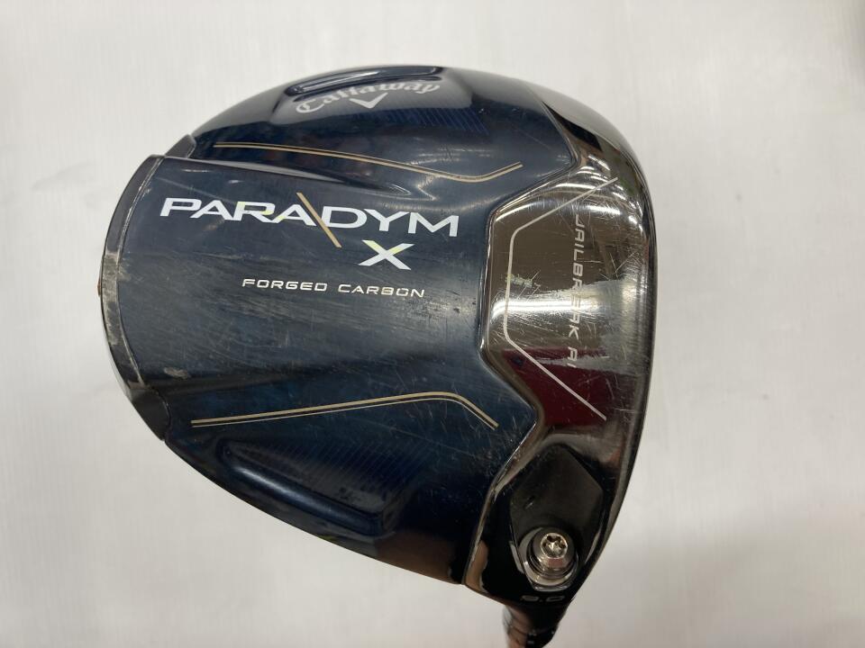 【中古】キャロウェイ PARADYM X ドライバー 9° Sフレックス 45.25インチ ヘッドカバーあり TENSEI 60 for CW(Ai SMOKE用) リシャフト品 Dランク 右利き用 Callaway ゴルフクラブ パラダイムX ゴルフドゥ ゴ|ゴルフ ドゥ 中古クラブ店