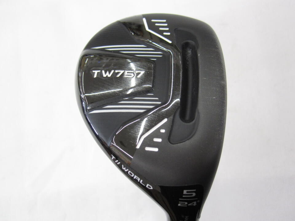 【中古】ホンマゴルフ TOUR WORLD TW757 ユーティリティ 24&deg; Sフレックス 39.25インチ ヘッドカバーあり VENTUS BLUE 7 リシャフト品 Dランク 右利き用 ゴルフクラブ ツアーワールド ゴルフドゥ ゴルフ｜ゴルフ ドゥ 中古クラブ店
