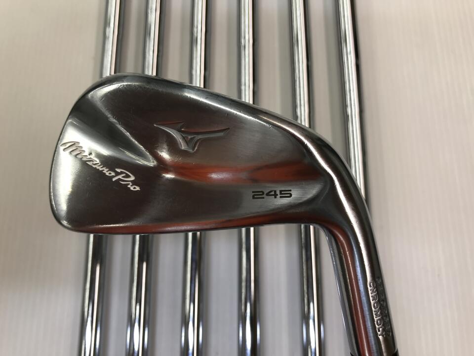 【中古】ミズノ Mizuno Pro 245 アイアンセット 24° S200フレックス 38.0インチ ダイナミックゴールド 105 リシャフト品 Cランク 右利き用 MIZUNO ゴルフクラブ ミズノプロ ゴルフドゥ ゴルフ用品 GOLF|ゴルフ ドゥ 中古クラブ店