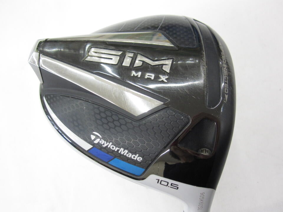 【中古】テーラーメイド SIM MAX ドライバー 10.5&deg; Sフレックス 45.75インチ ヘッドカバーあり Diamana TM50 リシャフト品 Cランク 右利き用 Taylormade ゴルフクラブ シムマックス ゴルフドゥ ゴルフ用｜ゴルフ ドゥ 中古クラブ店