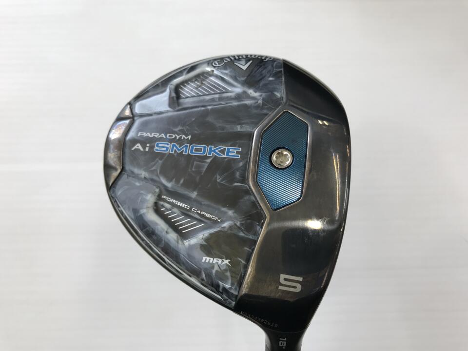 【中古】キャロウェイ PARADYM Ai SMOKE MAX フェアウェイウッド 5W 18&deg; Sフレックス 42.0インチ TENSEI 50 for Callaway(Ai SMOKE) Cランク 右利き用 Callaway ゴルフクラブ パラダイムAiスモークマックス ゴルフ｜ゴルフ ドゥ 中古クラブ店