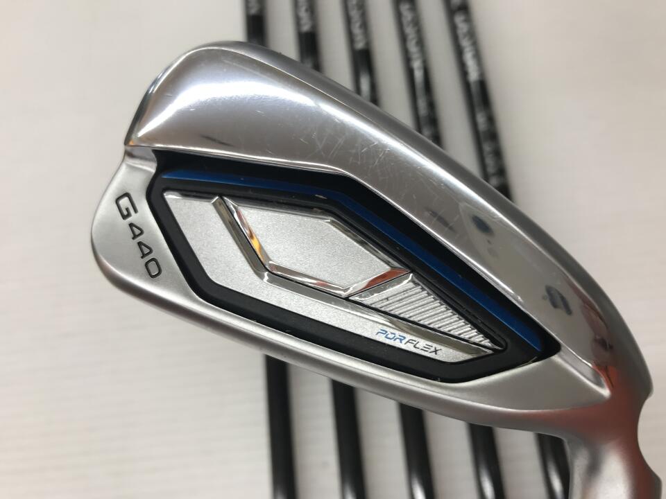 【中古】ピン G440 アイアンセット Sフレックス 38.5インチ RAUNE i60 リシャフト品 Cランク 右利き用 PING ゴルフクラブ ゴルフドゥ ゴルフ用品 GOLF DO 中古ゴルフクラブ|ゴルフ ドゥ 中古クラブ店