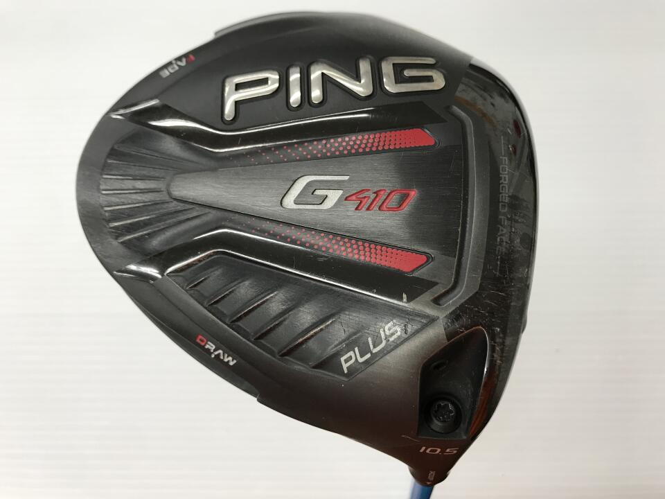 【中古】ピン G410 PLUS ドライバー 10.5&deg; Sフレックス 45.25インチ ヘッドカバーあり ATTAS　６☆　6 リシャフト品 Dランク 右利き用 PING ゴルフクラブ G410プラス ゴルフドゥ ゴルフ用品 GOLF DO 中古｜ゴルフ ドゥ 中古クラブ店