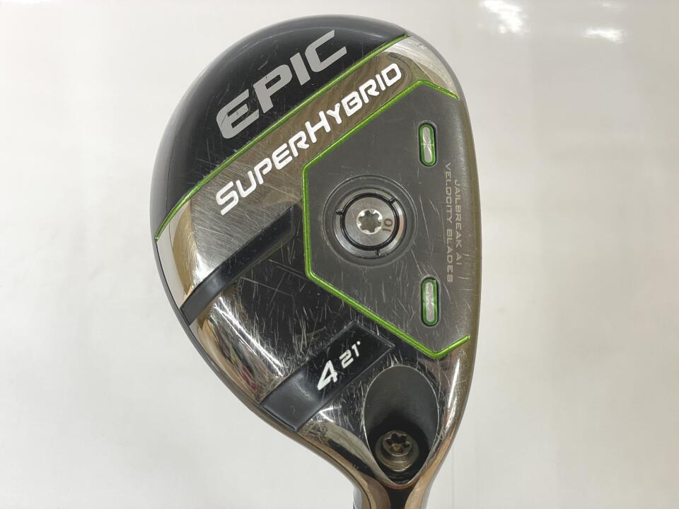【中古】キャロウェイ EPIC SUPER HYBRID ユーティリティ 21° SRフレックス 40.0インチ Diamana 55 for Callaway Cランク 右利き用 Callaway ゴルフクラブ エピックスーパーハイブリッド ゴルフドゥ ゴルフ用|ゴルフ ドゥ 中古クラブ店