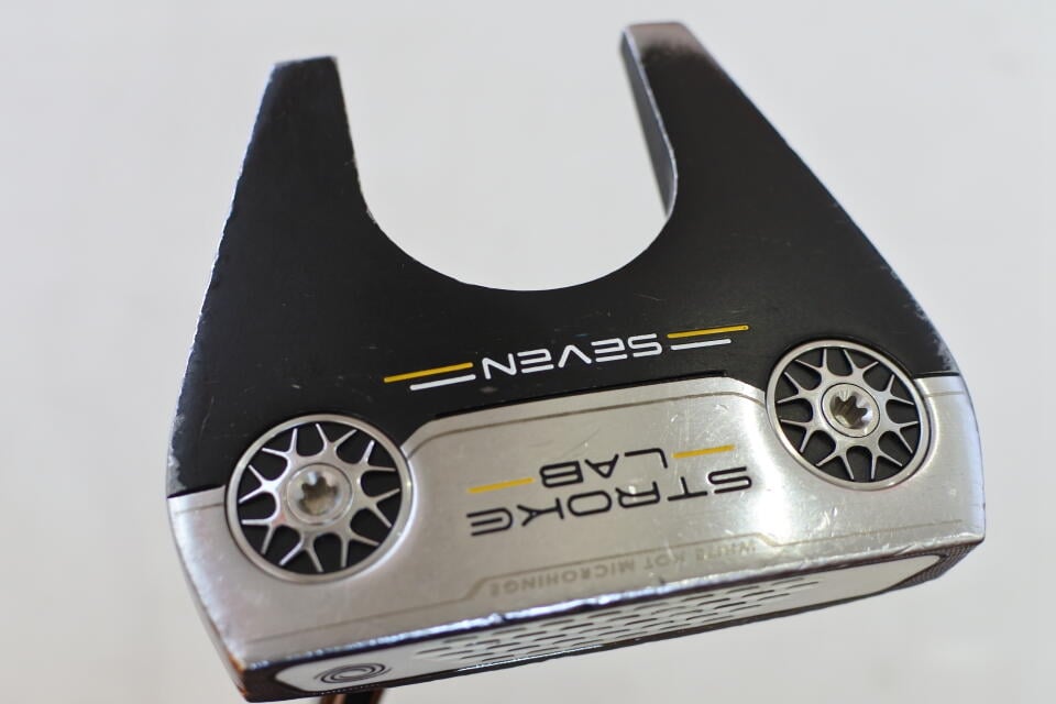 【中古】オデッセイ STROKE LAB BLACK SEVEN パター 34.0インチ ヘッドカバーあり STROKE LAB Dランク 右利き用 ODYSSEY ゴルフクラブ ゴルフドゥ ゴルフ用品 GOLF DO 中古ゴルフクラブ｜ゴルフ ドゥ 中古クラブ店