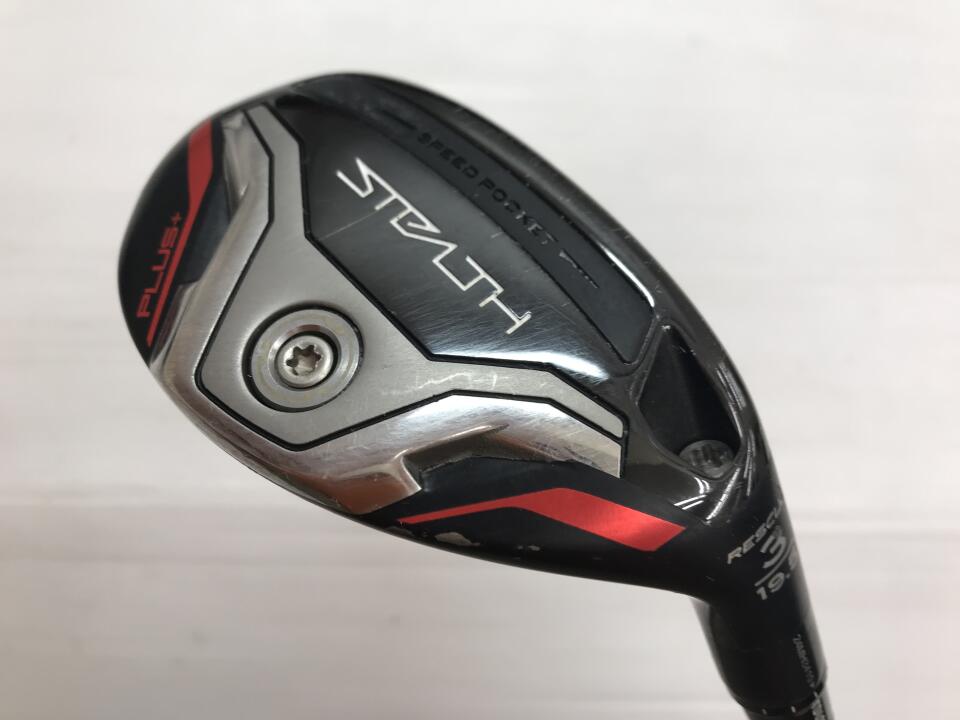 【中古】テーラーメイド STEALTH PLUS+ ユーティリティ 19.5&deg; Sフレックス 40.25インチ ヘッドカバーあり TENSEI SILVER TM70(STEALTH) Dランク 右利き用 Taylormade ゴルフクラブ ステルスプラス ゴルフドゥ｜ゴルフ ドゥ 中古クラブ店