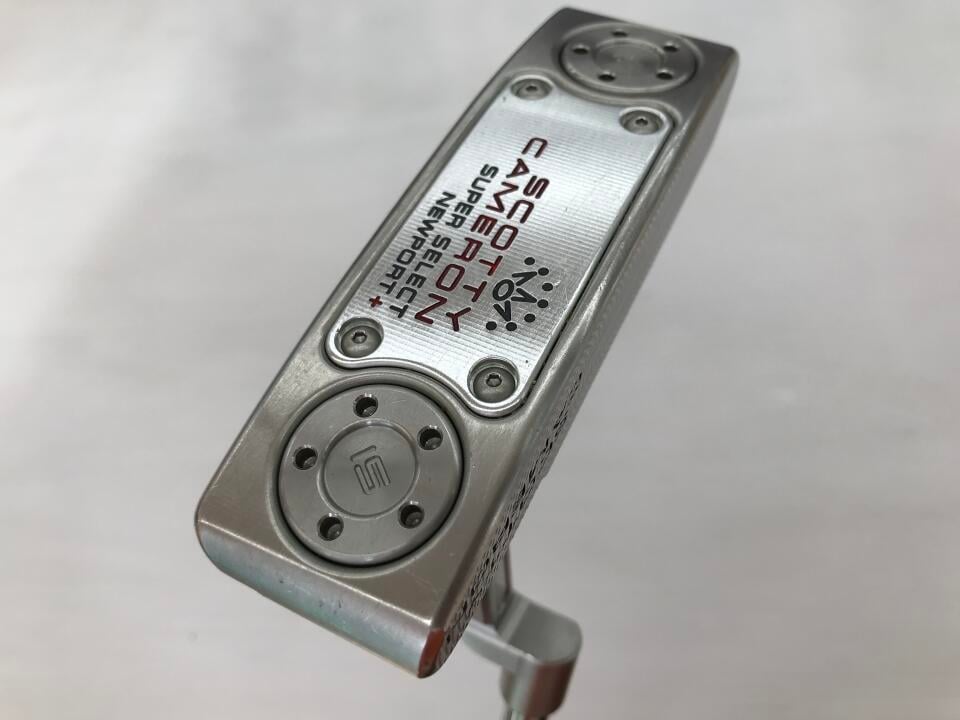 【中古】タイトリスト SC SUPER SELECT NEWPORT+ パター 34.0インチ ヘッドカバーあり オリジナルスチール Cランク 右利き用 Titleist ゴルフクラブ スコッティキャメロン スーパーセレクト ニューポ|ゴルフ ドゥ 中古クラブ店