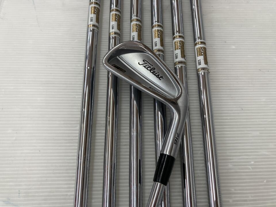 【中古】タイトリスト CB 716 アイアンセット S200フレックス 38.0インチ ダイナミックゴールド AMT Cランク 右利き用 Titleist ゴルフクラブ ゴルフドゥ ゴルフ用品 GOLF DO 中古ゴルフクラブ｜ゴルフ ドゥ 中古クラブ店