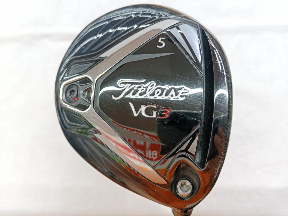 【中古】タイトリスト VG3 2018 フェアウェイウッド 5W 18&deg; Sフレックス 42.5インチ VGF Dランク 右利き用 Titleist ゴルフクラブ ゴルフドゥ ゴルフ用品 GOLF DO 中古ゴルフクラブ｜ゴルフ ドゥ 中古クラブ店