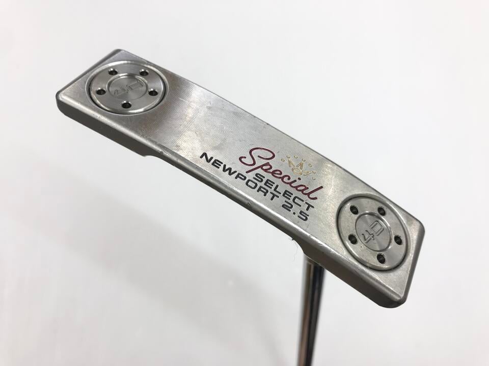 【中古】タイトリスト SC Special SELECT NEWPORT 2.5 パター 33.0インチ ヘッドカバーあり オリジナルスチール Dランク 右利き用 Titleist ゴルフクラブ スコッティキャメロン スペシャルセレクト ニュ｜ゴルフ ドゥ 中古クラブ店