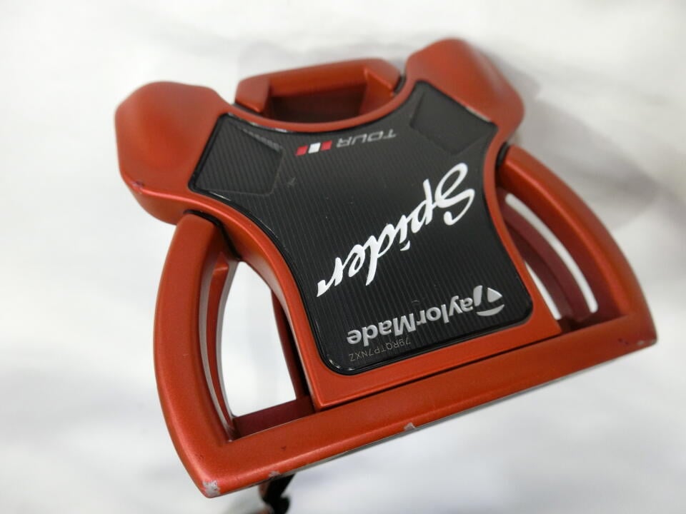 【中古】テーラーメイド Spider TOUR RED DOUBLE BEND パター 33.0インチ オリジナルスチール Dランク 右利き用 Taylormade ゴルフクラブ ゴルフドゥ ゴルフ用品 GOLF DO 中古ゴルフクラブ｜ゴルフ ドゥ 中古クラブ店