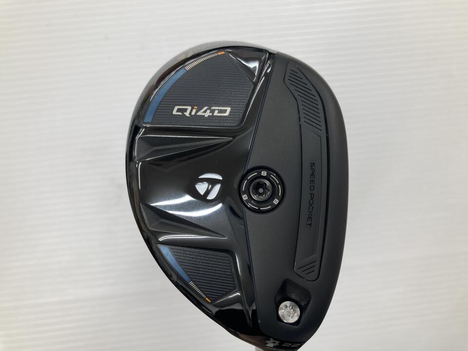 【中古】テーラーメイド Qi4D ユーティリティ 22&deg; Sフレックス 40.0インチ ヘッドカバーあり REAX 75 (Qi4D) Aランク 右利き用 Taylormade ゴルフクラブ キューアイフォーディー ゴルフドゥ ゴルフ用｜ゴルフ ドゥ 中古クラブ店