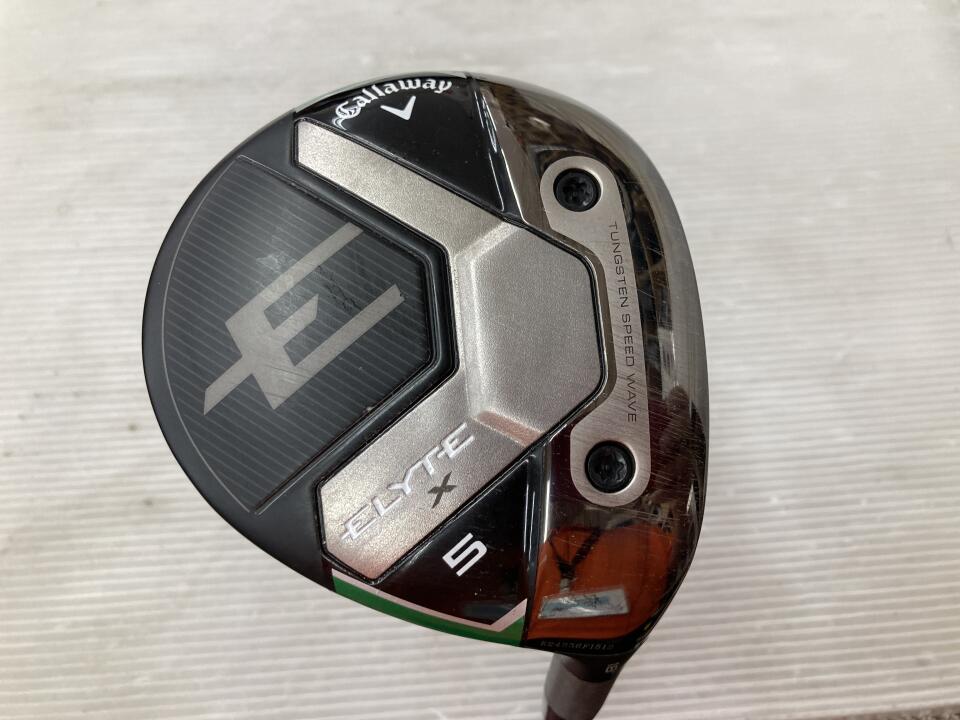 【中古】キャロウェイ ELYTE X フェアウェイウッド 5W 18° SRフレックス 42.25インチ ヘッドカバーあり VENTUS GREEN 5 for Callaway Dランク 右利き用 Callaway ゴルフクラブ エリートエックス ゴルフドゥ|ゴルフ ドゥ 中古クラブ店