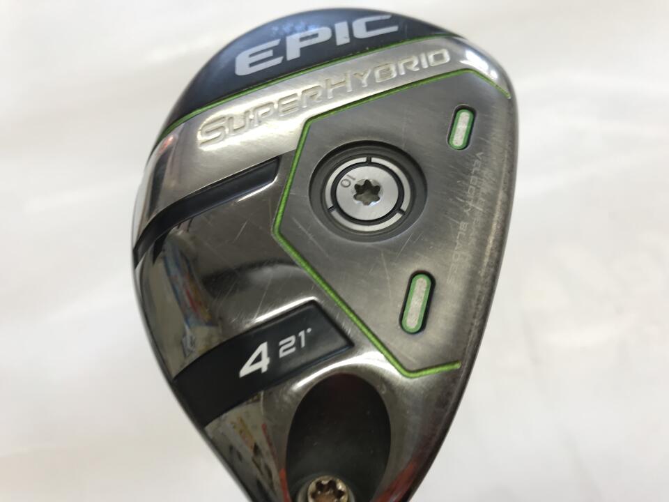 【中古】キャロウェイ EPIC SUPER HYBRID ユーティリティ 21&deg; Sフレックス 40.25インチ Speeder TR HYBRID 75 リシャフト品 Cランク 右利き用 Callaway ゴルフクラブ エピックスーパーハイブリッド ゴルフド｜ゴルフ ドゥ 中古クラブ店