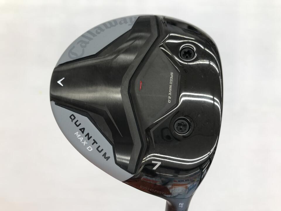 【中古】キャロウェイ QUANTUM MAX D フェアウェイウッド 7W 21&deg; Sフレックス 42.0インチ ヘッドカバーあり ATHLEMAX 50 for Callaway Cランク 右利き用 Callaway ゴルフクラブ クオンタムマックスD ゴルフド｜ゴルフ ドゥ 中古クラブ店