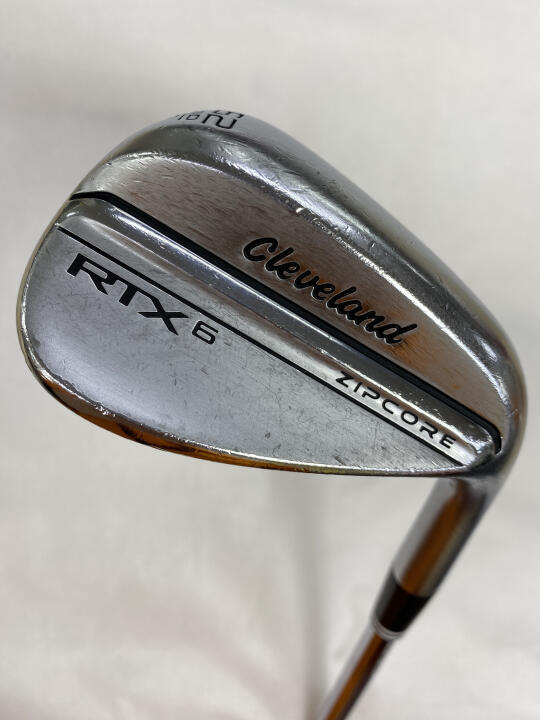 【中古】クリーブランド RTX 6 ZIPCORE ツアーサテン ウェッジ 52&deg; S200フレックス 35.25インチ ダイナミックゴールド EX ツアー イシュー Dランク 右利き用 Cleveland ゴルフクラブ ゴルフドゥ ゴルフ｜ゴルフ ドゥ 中古クラブ店