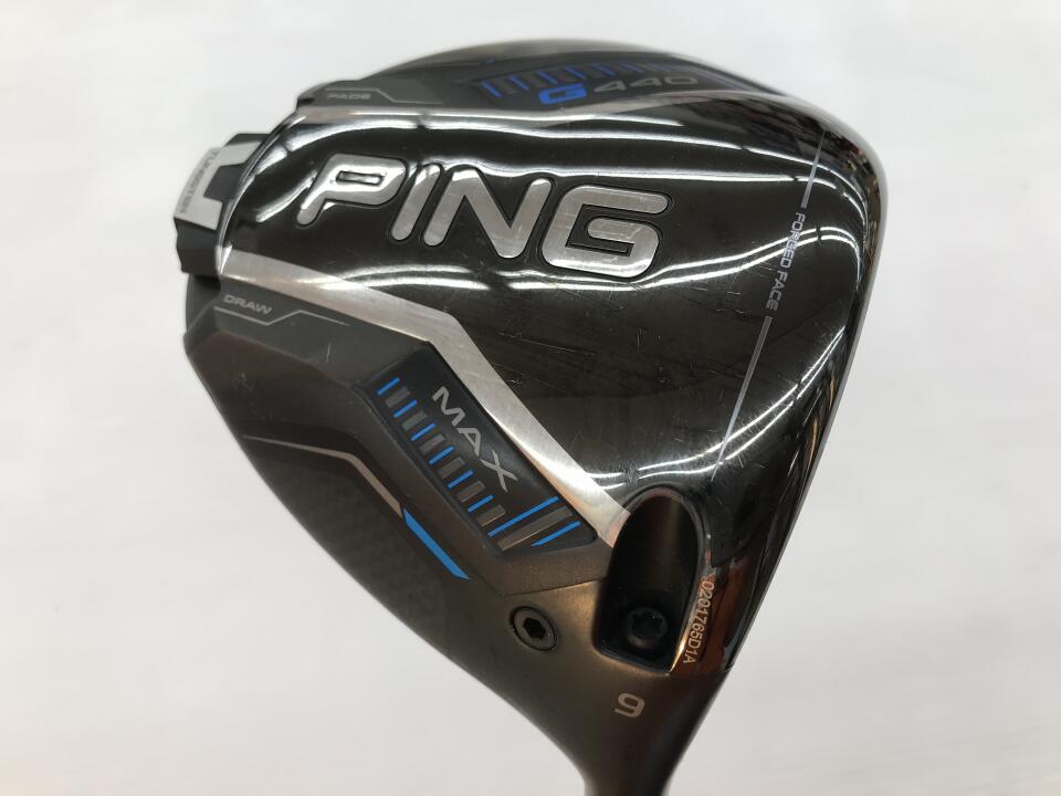 【中古】ピン G440 MAX ドライバー 9° Sフレックス 45.0インチ ヘッドカバーあり TOUR 2.0 CHROME 65 Cランク 右利き用 PING ゴルフクラブ G440マックス ゴルフドゥ ゴルフ用品 GOLF DO 中古ゴルフクラブ|ゴルフ ドゥ 中古クラブ店