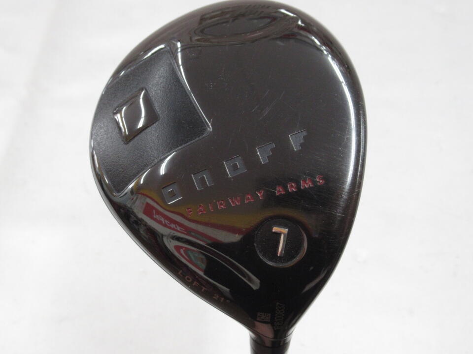 【中古】グローブライド ONOFF FAIRWAY ARMS KURO 2017 フェアウェイウッド 7W 21° SRフレックス 41.5インチ SMOOTH KICK MP-617F Cランク 右利き用 GLOBERIDE ゴルフクラブ オノフ フェアウェイアームズ クロ ゴ|ゴルフ ドゥ 中古クラブ店
