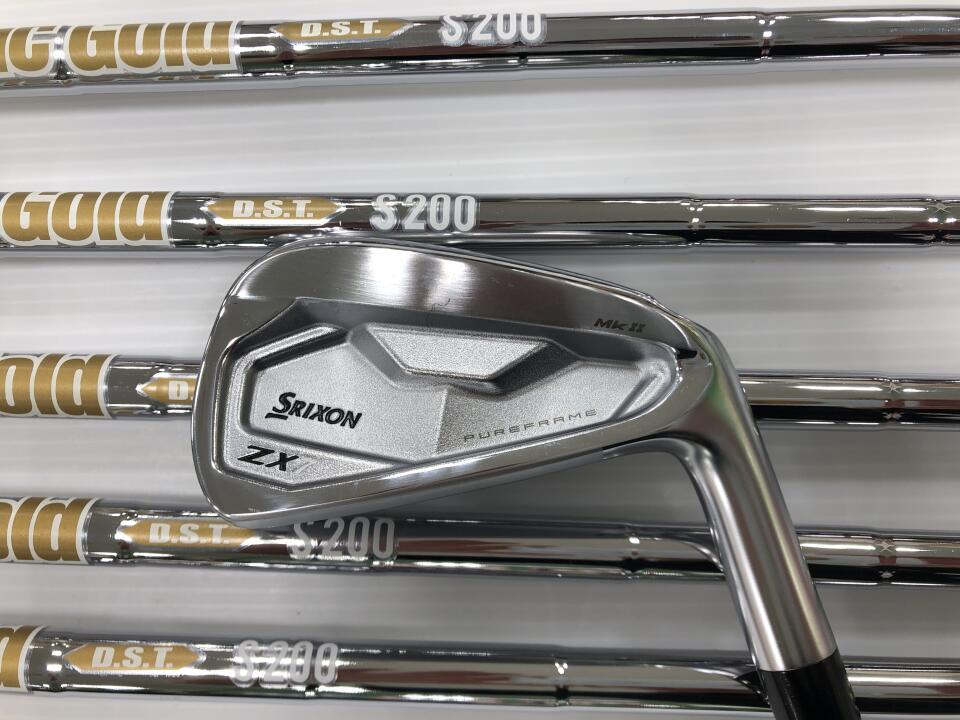 【中古】ダンロップ SRIXON ZX7 Mk2 アイアンセット 25° S200フレックス 37.75インチ ダイナミックゴールド D.S.T.(NEWデザイン) Cランク 右利き用 DUNLOP ゴルフクラブ スリクソンZX7 MK2 ゴルフドゥ ゴル|ゴルフ ドゥ 中古クラブ店