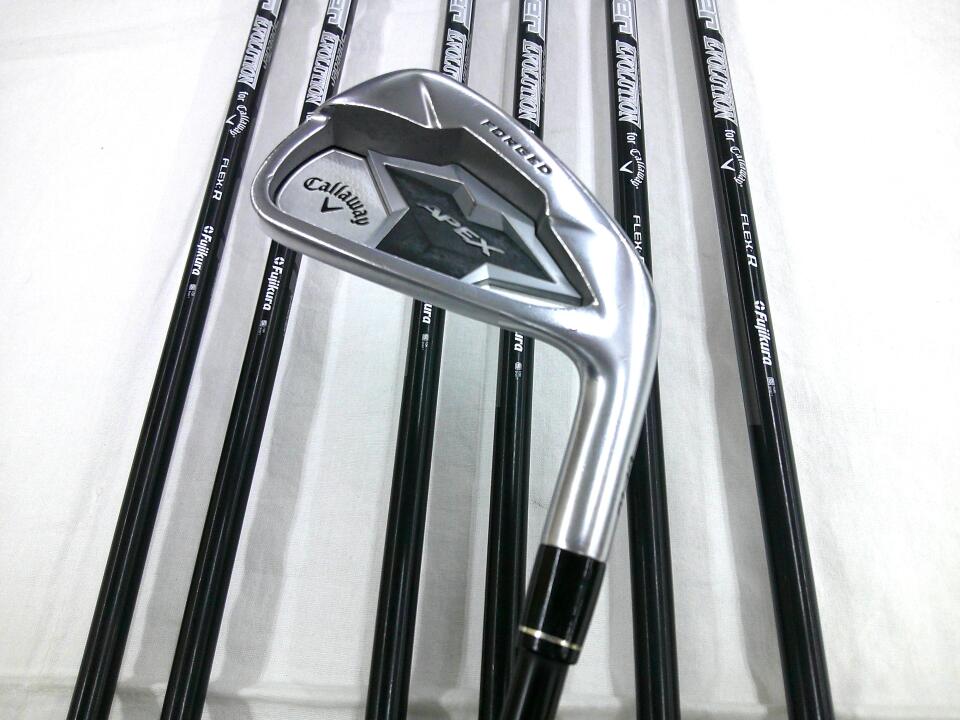 【中古】キャロウェイ APEX 2019 アイアンセット 23.5&deg; Rフレックス 38.0インチ Speeder EVOLUTION for CW Dランク 右利き用 Callaway ゴルフクラブ エイペックス2019 ゴルフドゥ ゴルフ用品 GOLF DO 中古ゴル｜ゴルフ ドゥ 中古クラブ店