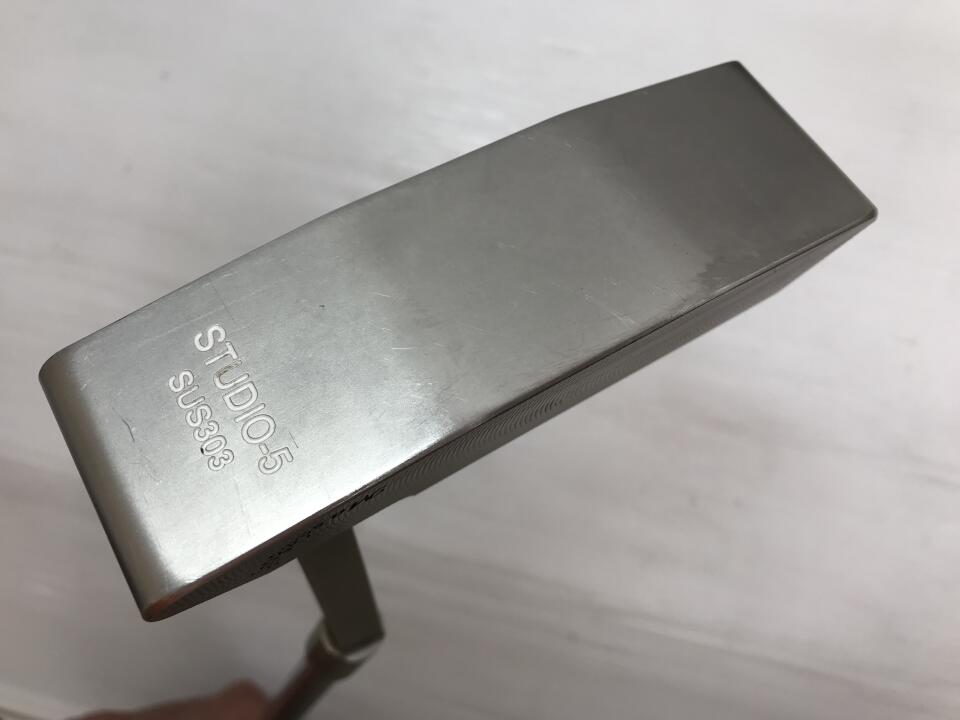 【中古】マスダ STUDIO-5 ホワイトビーズ パター 34.0インチ ヘッドカバーあり オリジナルスチール Cランク 右利き用 Masda ゴルフクラブ ゴルフドゥ ゴルフ用品 GOLF DO 中古ゴルフクラブ|ゴルフ ドゥ 中古クラブ店