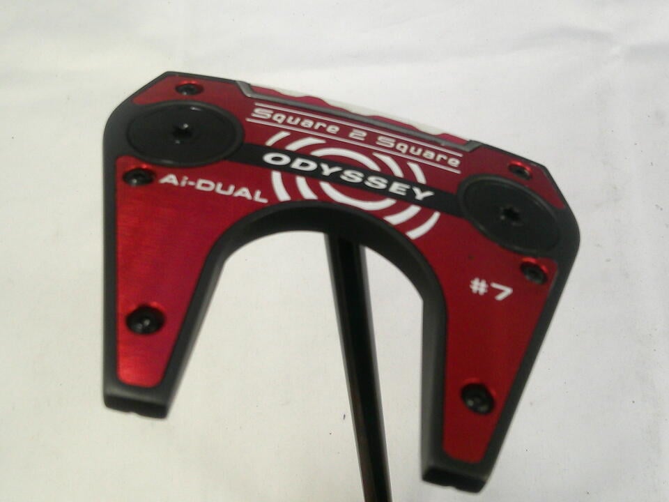 【中古】オデッセイ Ai-DUAL Square 2 Square #7 パター 34.0インチ ヘッドカバーあり オリジナルスチール Cランク 右利き用 ODYSSEY ゴルフクラブ ゴルフドゥ ゴルフ用品 GOLF DO 中古ゴルフクラブ｜ゴルフ ドゥ 中古クラブ店