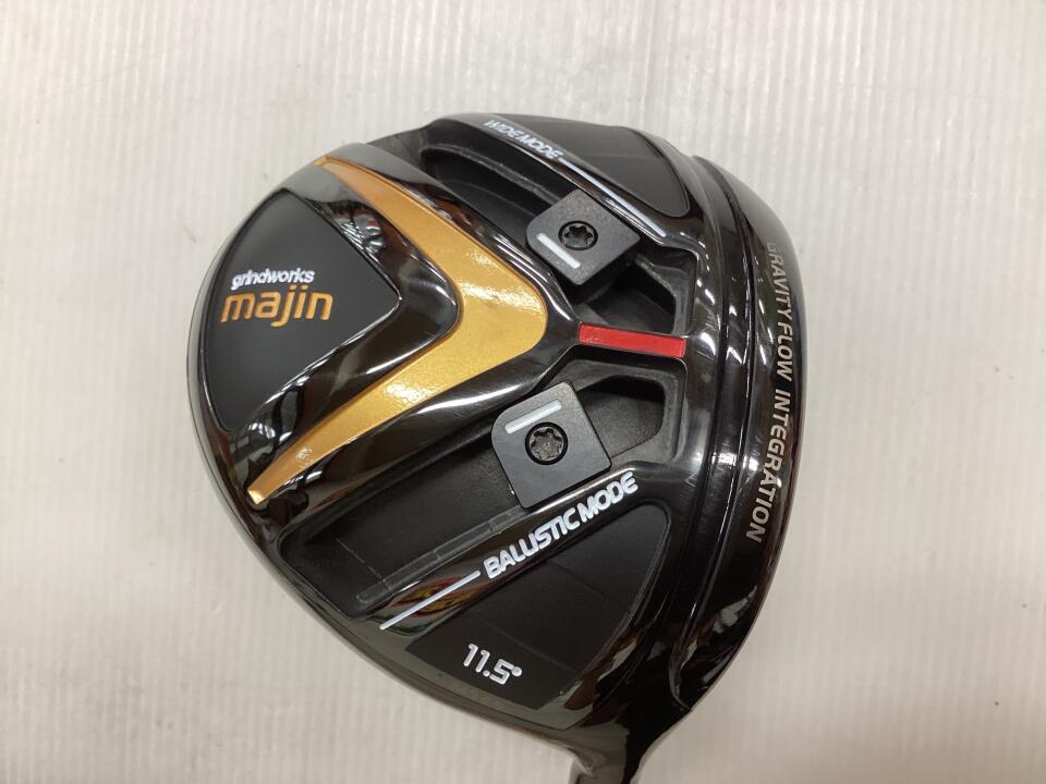 【中古】グラインドワークス majin ドライバー 11.5° 45.25インチ ヘッドカバーあり オリジナルシャフト リシャフト品 Dランク 右利き用 grindworks ゴルフクラブ ゴルフドゥ ゴルフ用品 GOLF DO 中|ゴルフ ドゥ 中古クラブ店