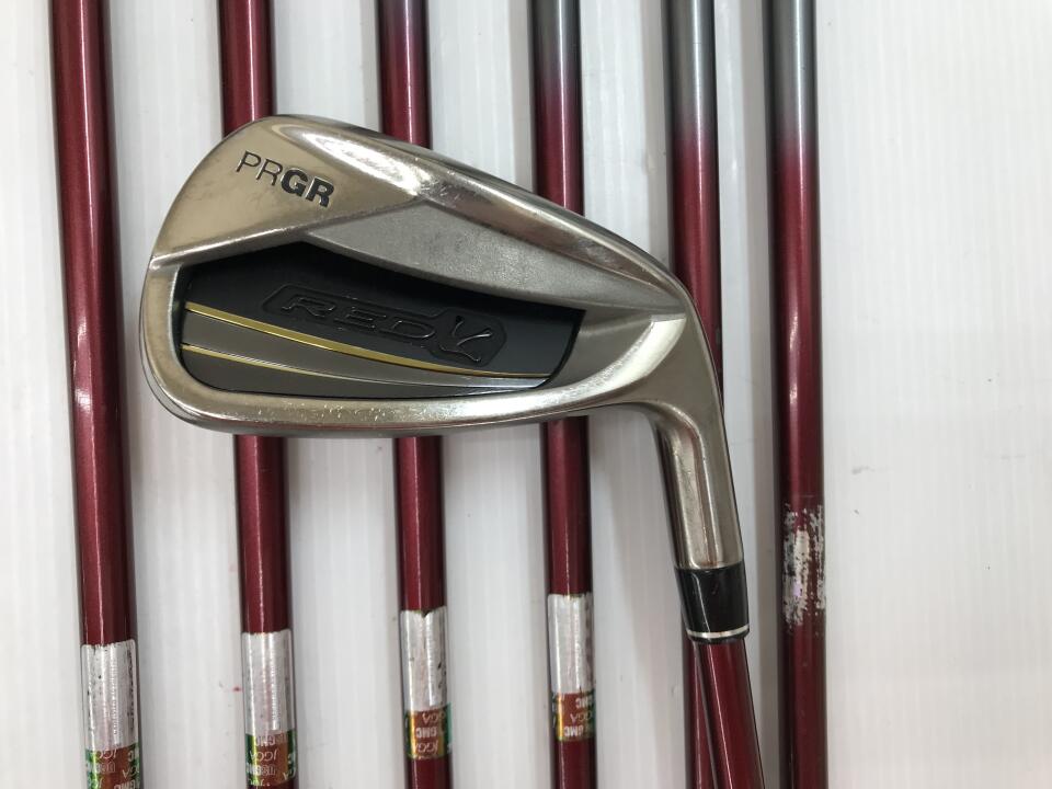 【中古】【訳あり】プロギア RED TITAN FACE アイアンセット 37.75インチ RED Dランク 右利き用 PRGR ゴルフクラブ ゴルフドゥ ゴルフ用品 GOLF DO 中古ゴルフクラブ｜ゴルフ ドゥ 中古クラブ店