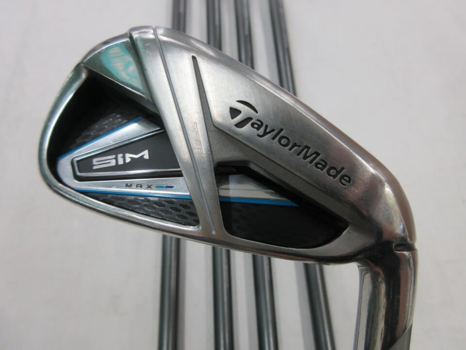 【中古】テーラーメイド SIM MAX アイアンセット Rフレックス 37.875インチ TENSEI BLUE TM60 Cランク 右利き用 Taylormade ゴルフクラブ シムマックス ゴルフドゥ ゴルフ用品 GOLF DO 中古ゴルフクラブ|ゴルフ ドゥ 中古クラブ店