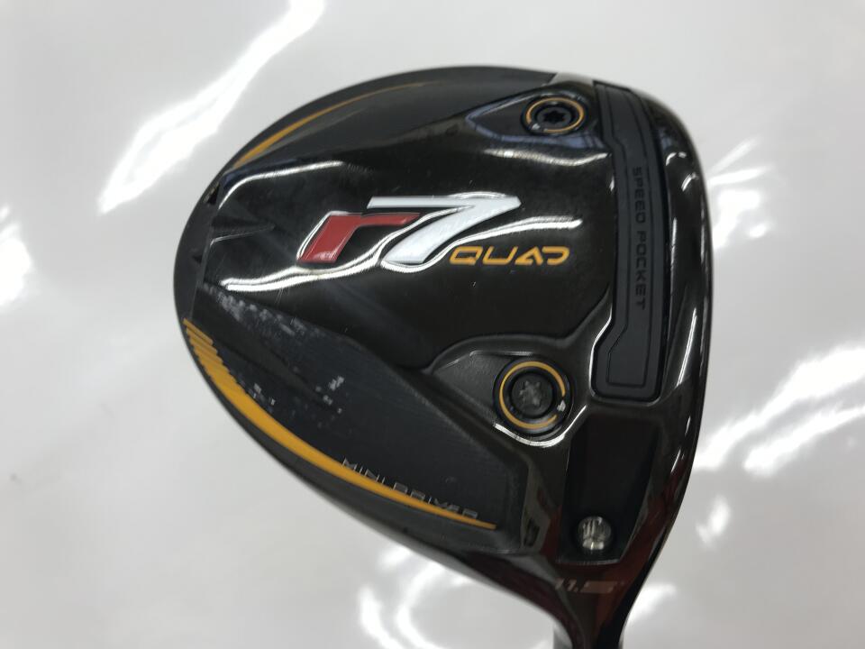 【中古】テーラーメイド r7 QUAD MINI DRIVER ドライバー 11.5&deg; Sフレックス 43.75インチ ヘッドカバーあり Diamana SILVER TM55(r7 QUAD) Cランク 右利き用 Taylormade ゴルフクラブ アールセブンクアッドミニ｜ゴルフ ドゥ 中古クラブ店