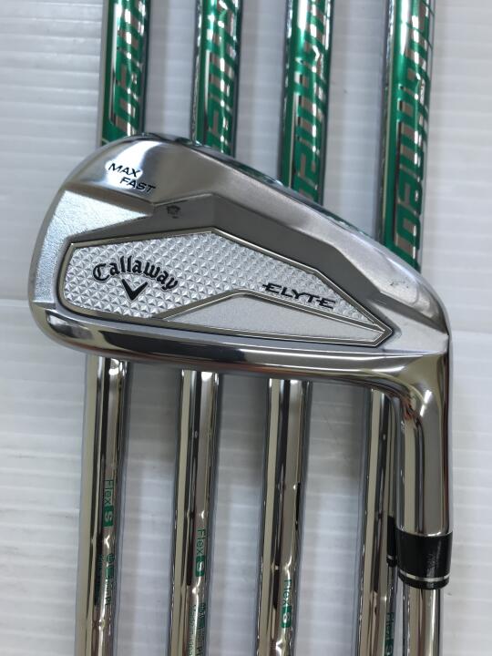 【中古】キャロウェイ ELYTE MAX FAST アイアンセット Sフレックス 37.75インチ NSプロ850GH neo Cランク 右利き用 Callaway ゴルフクラブ エリートマックスファスト ゴルフドゥ ゴルフ用品 GOLF DO 中古|ゴルフ ドゥ 中古クラブ店