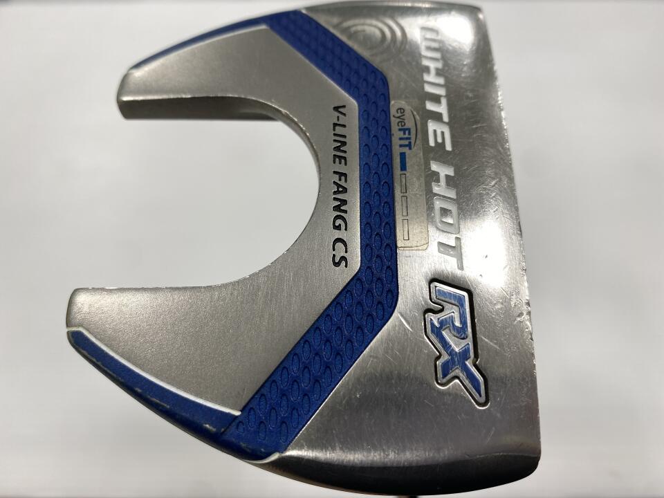 【中古】オデッセイ ホワイト ホット RX V-LINE FANG CS パター 34.0インチ オリジナルスチール(SS2.0ｸﾞﾘｯﾌﾟ) Cランク 右利き用 ODYSSEY ゴルフクラブ ゴルフドゥ ゴルフ用品 GOLF DO 中古ゴルフク｜ゴルフ ドゥ 中古クラブ店