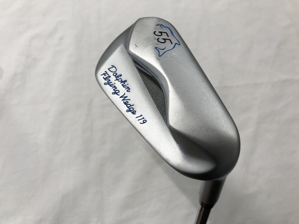 【中古】キャスコ Dolphin Running Wedge DRW-119 ウェッジ 55&deg; 33.0インチ オリジナルスチール (ミッドグリップ) Cランク 右利き用 Kasco ゴルフクラブ ゴルフドゥ ゴルフ用品 GOLF DO 中古ゴルフクラブ｜ゴルフ ドゥ 中古クラブ店