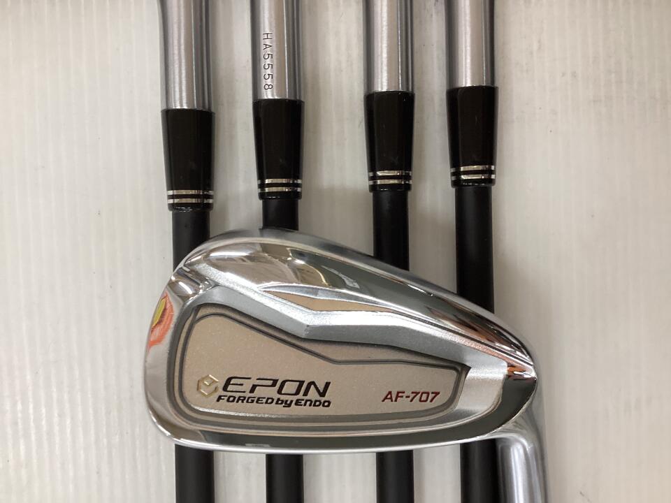 【中古】エポン AF-707 アイアンセット Rフレックス 37.75インチ TRAVIL IRON 75 リシャフト品 Cランク 右利き用 EPON ゴルフクラブ ゴルフドゥ ゴルフ用品 GOLF DO 中古ゴルフクラブ|ゴルフ ドゥ 中古クラブ店
