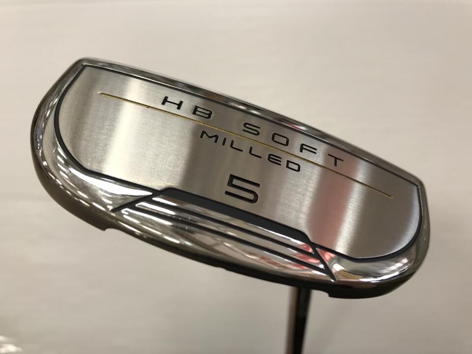 【中古】クリーブランド HB SOFT MILLED #5 パター 34.0インチ ヘッドカバーあり オリジナルスチール Bランク 右利き用 Cleveland ゴルフクラブ ゴルフドゥ ゴルフ用品 GOLF DO 中古ゴルフクラブ|ゴルフ ドゥ 中古クラブ店