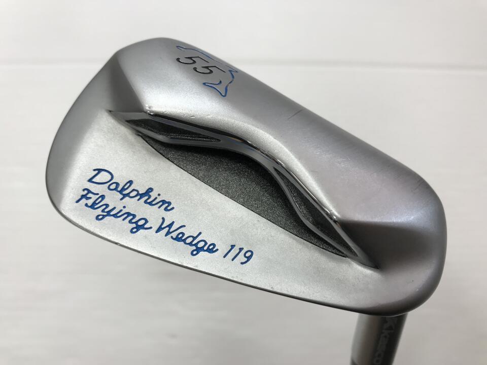 【中古】キャスコ Dolphin Flying Wedge DFW-119 ウェッジ 55° WEDGEフレックス 32.0インチ Dolphin DP-201 (ミッドグリップ) Cランク 右利き用 Kasco ゴルフクラブ ゴルフドゥ ゴルフ用品 GOLF DO 中古ゴルフク|ゴルフ ドゥ 中古クラブ店
