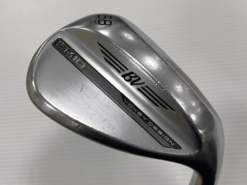 【中古】タイトリスト VOKEY SM10 ツアークローム ウェッジ 58&deg; WEDGEフレックス 35.0インチ ダイナミックゴールド Dランク 右利き用 Titleist ゴルフクラブ ボーケイSM10 ゴルフドゥ ゴルフ用品 GOLF D｜ゴルフ ドゥ 中古クラブ店