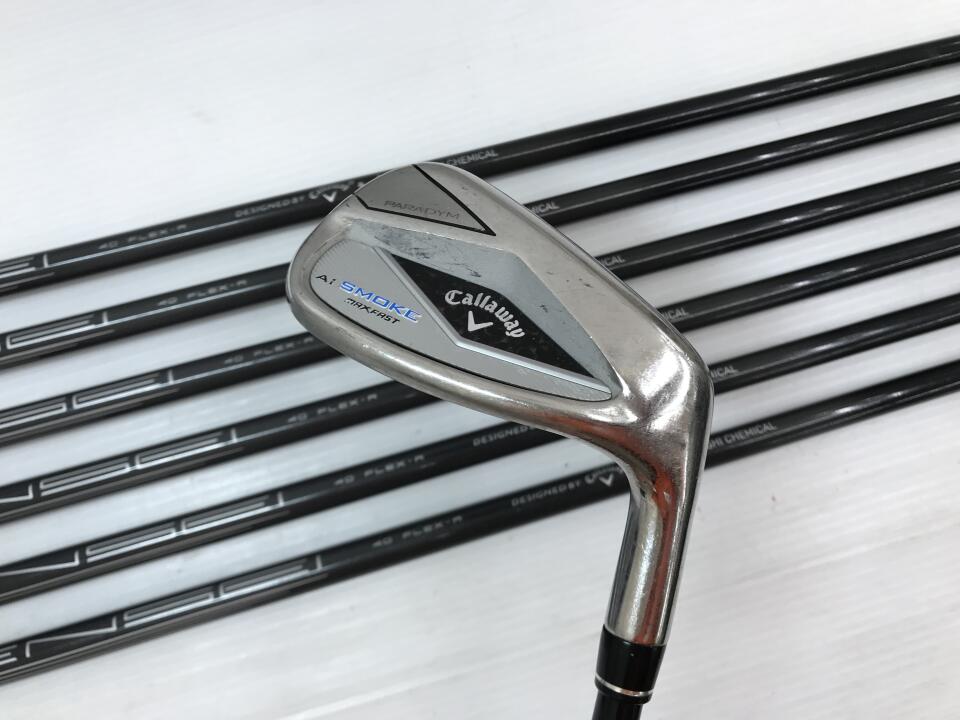 【中古】キャロウェイ PARADYM Ai SMOKE MAX FAST アイアンセット Rフレックス 37.5インチ TENSEI 40 for Callaway(Ai SMOKE) Cランク 右利き用 Callaway ゴルフクラブ パラダイムAiスモークマックスファスト ゴル|ゴルフ ドゥ 中古クラブ店