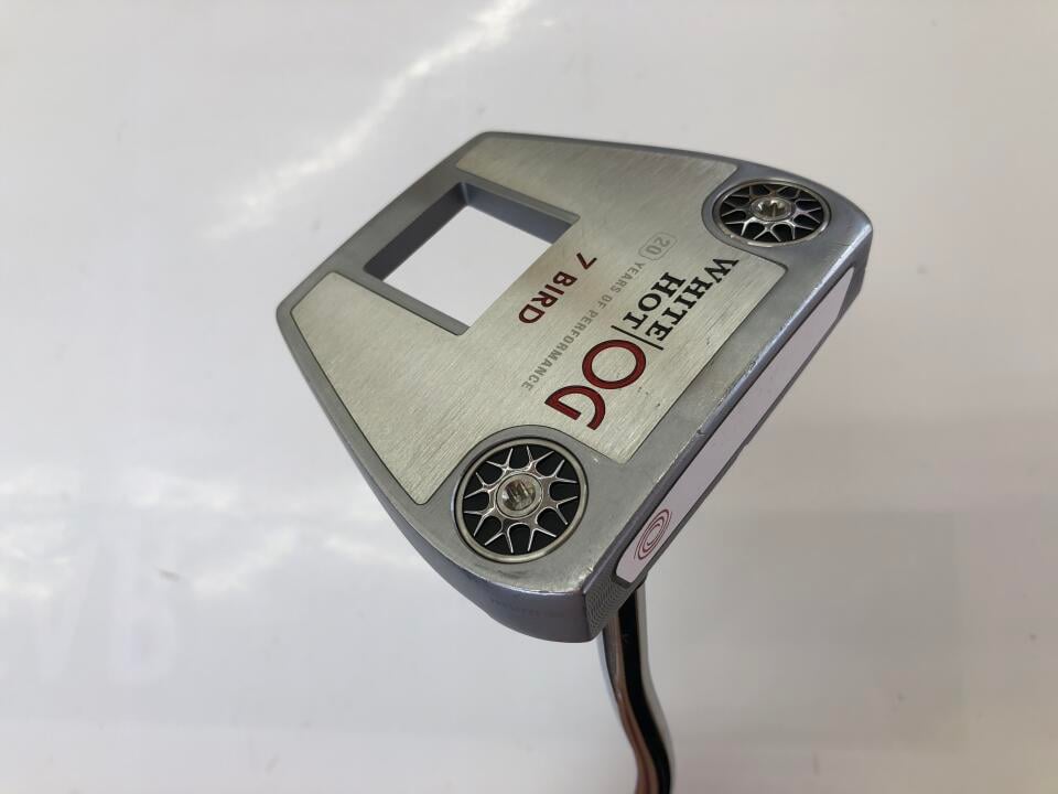 【中古】オデッセイ ホワイト ホット OG #7 BIRD パター 34.0インチ ヘッドカバーあり オリジナルスチール Cランク 右利き用 ODYSSEY ゴルフクラブ ゴルフドゥ ゴルフ用品 GOLF DO 中古ゴルフクラブ|ゴルフ ドゥ 中古クラブ店
